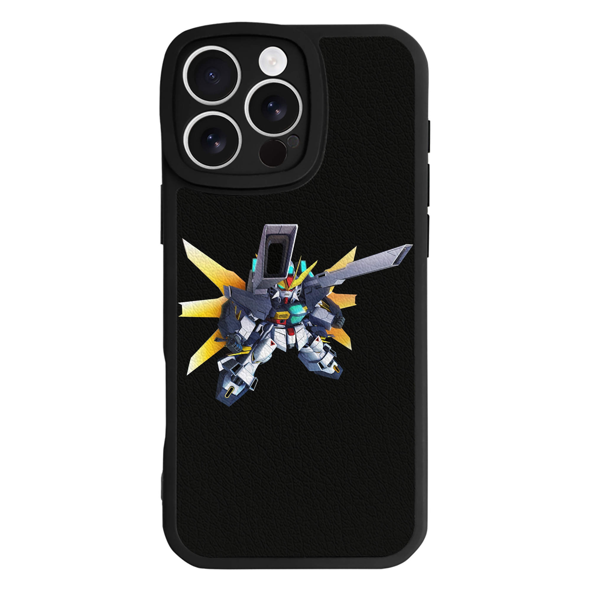 （画像用） 機動戦士ガンダム Mobile Suit Gundam 【iPhone 16シリーズ対応】シリコンスマホケース（レザー調） 材質：シリコン